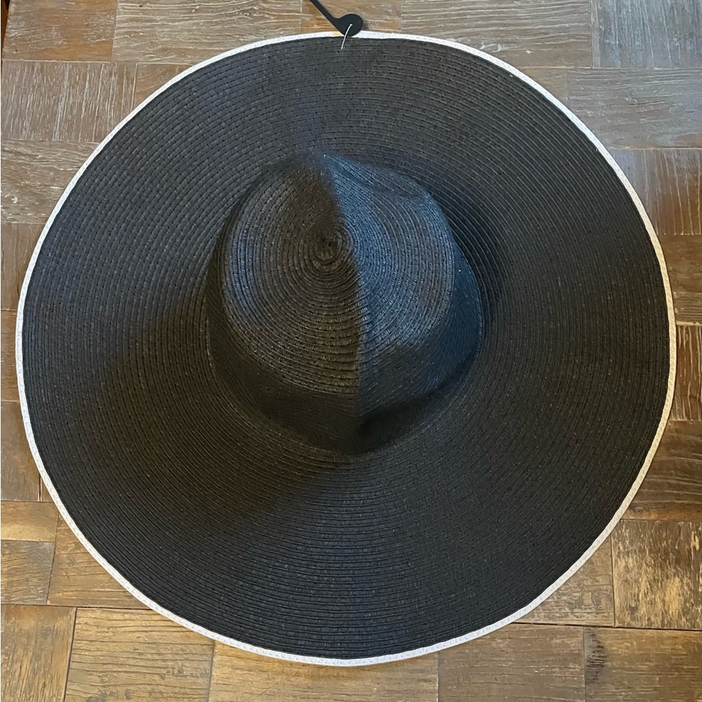 Banana Republic Factory Wide Brim Straw Beach Hat🖤
